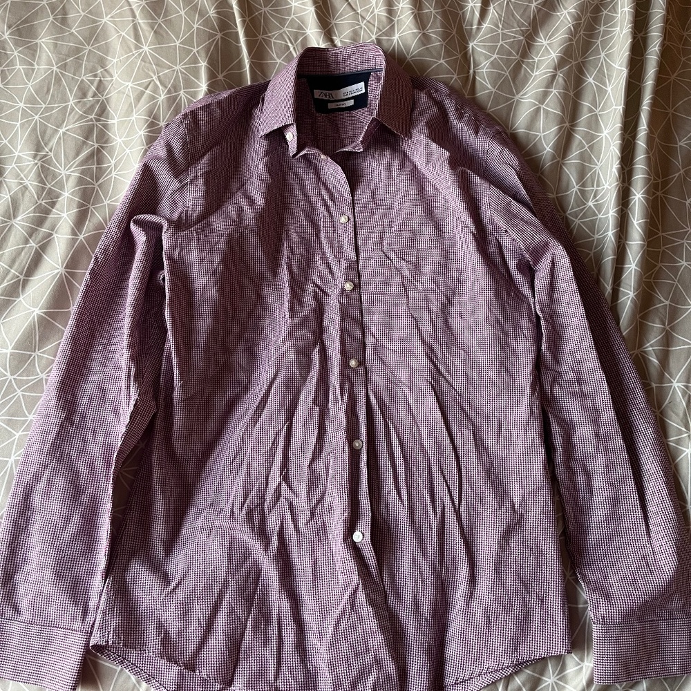 zara slim fit shirt